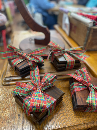 Custom Figured Maple Coasters