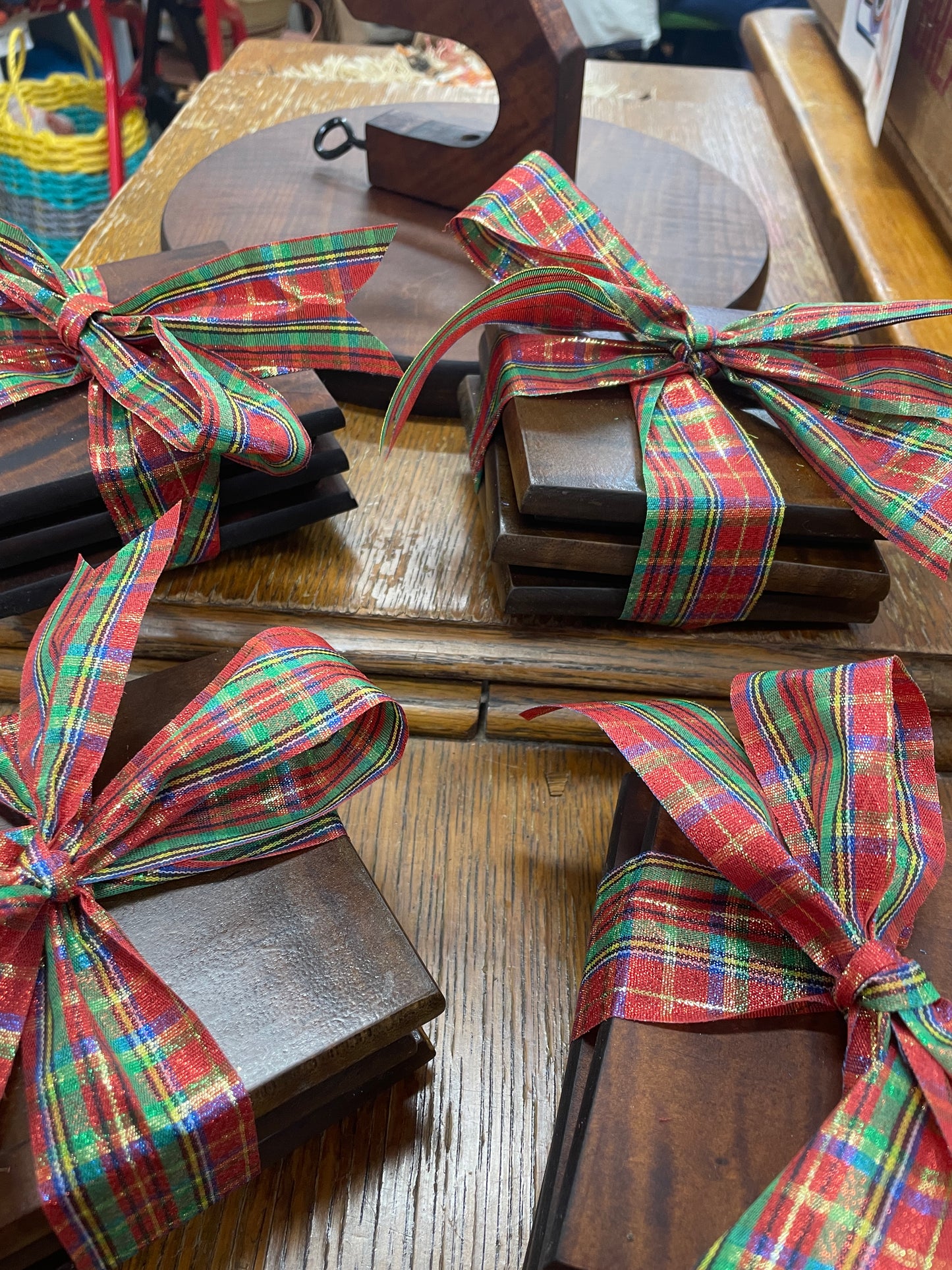 Custom Figured Maple Coasters