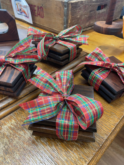 Custom Figured Maple Coasters