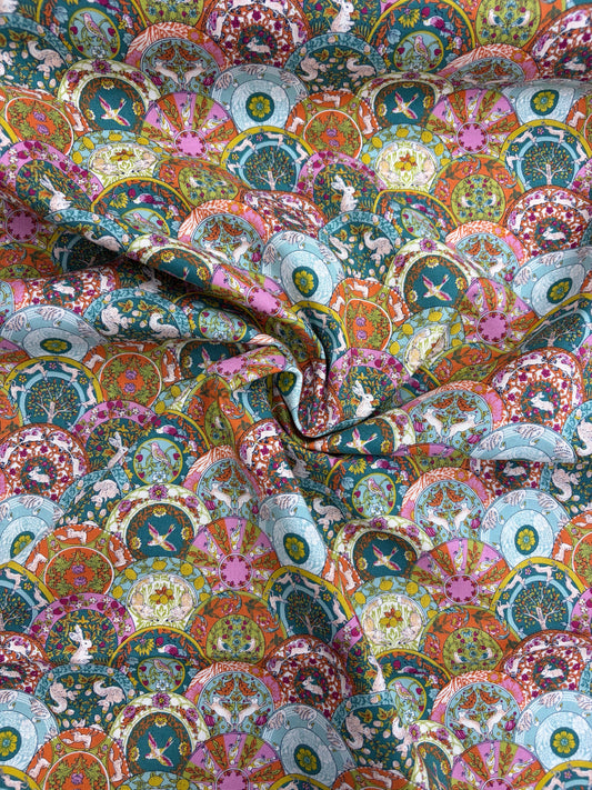 CoCo Folk Art Plates Morris-esque