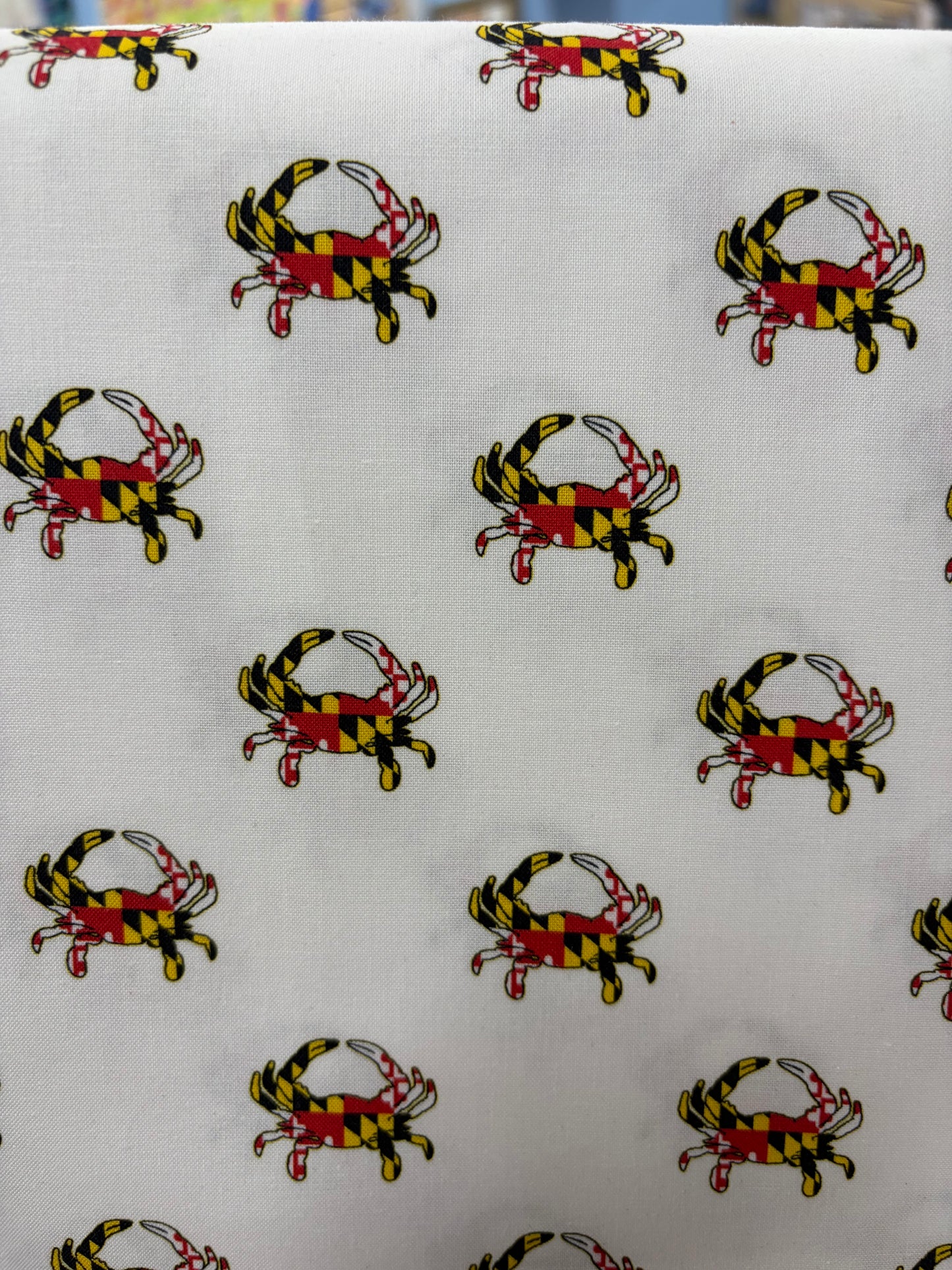 Maryland Crab Fabric - Yardage