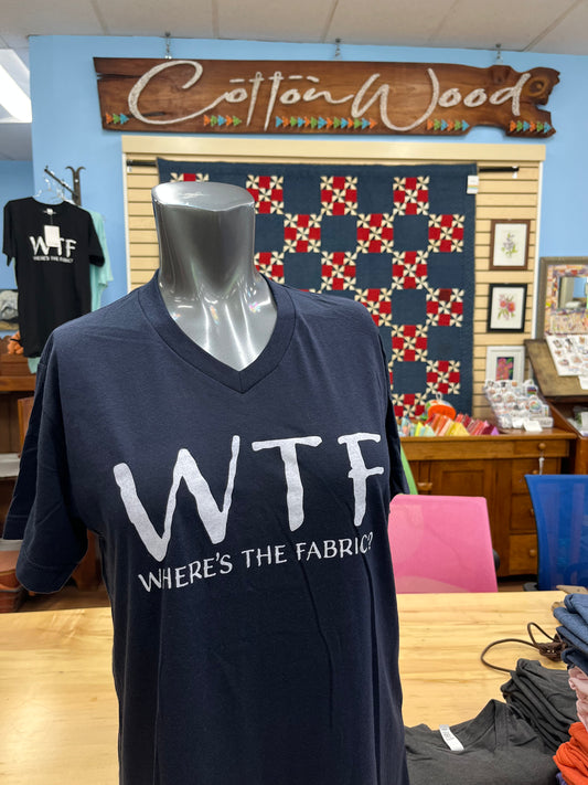 Cottonwood Tshirt Vneck (Navy WTF)