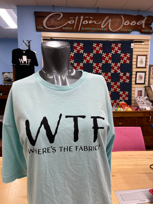 Cottonwood Tshirt Crewneck (Turquoise WTF)