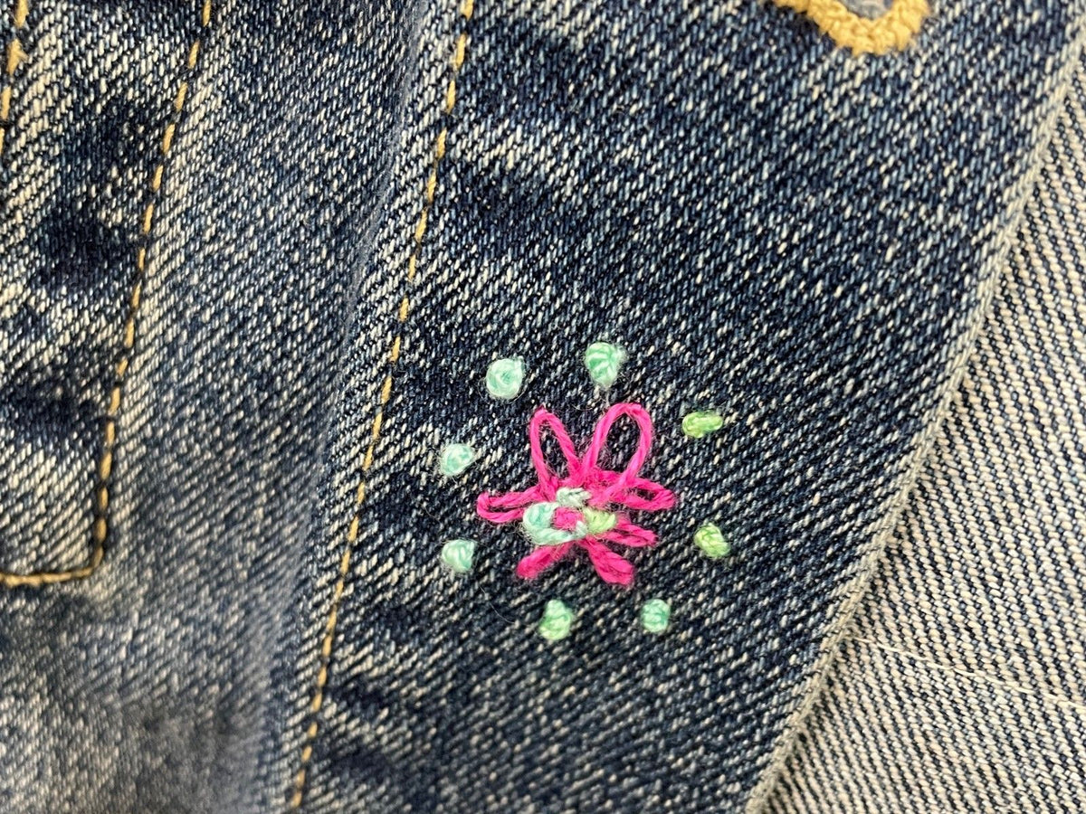 Sashiko/Applique Mash Up! Denim Upcycle Class