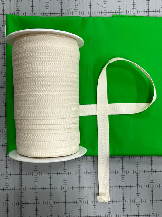 Twill Tape 3/4" (Ivory)
