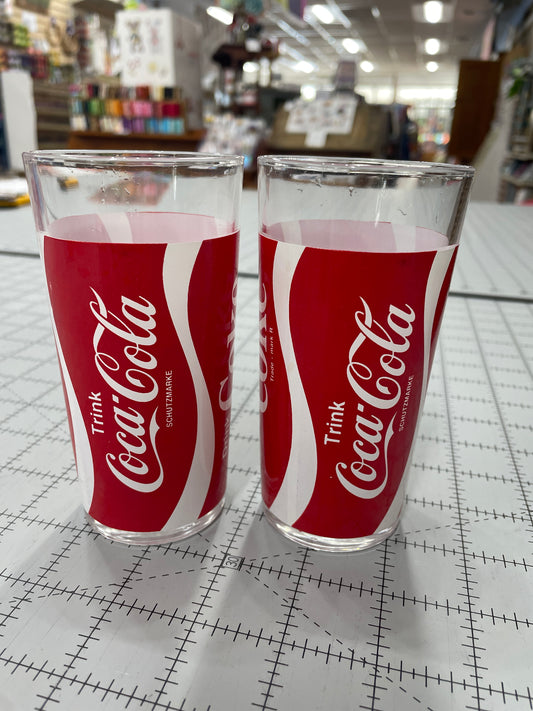 Vintage Italian Coca Cola Glass
