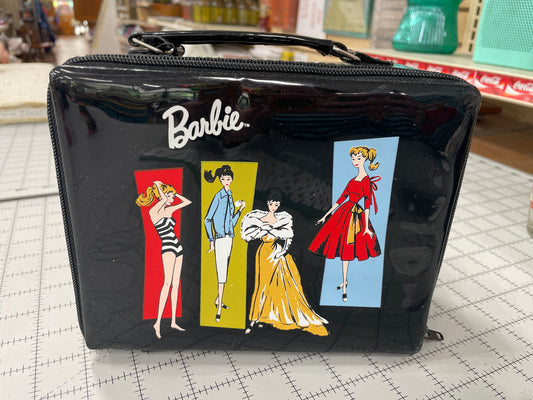Repro Barbie Case - Black Patten Leather date 2002