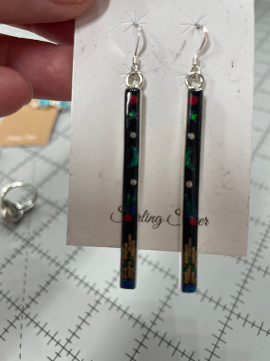Night Sky Dangle Earrings