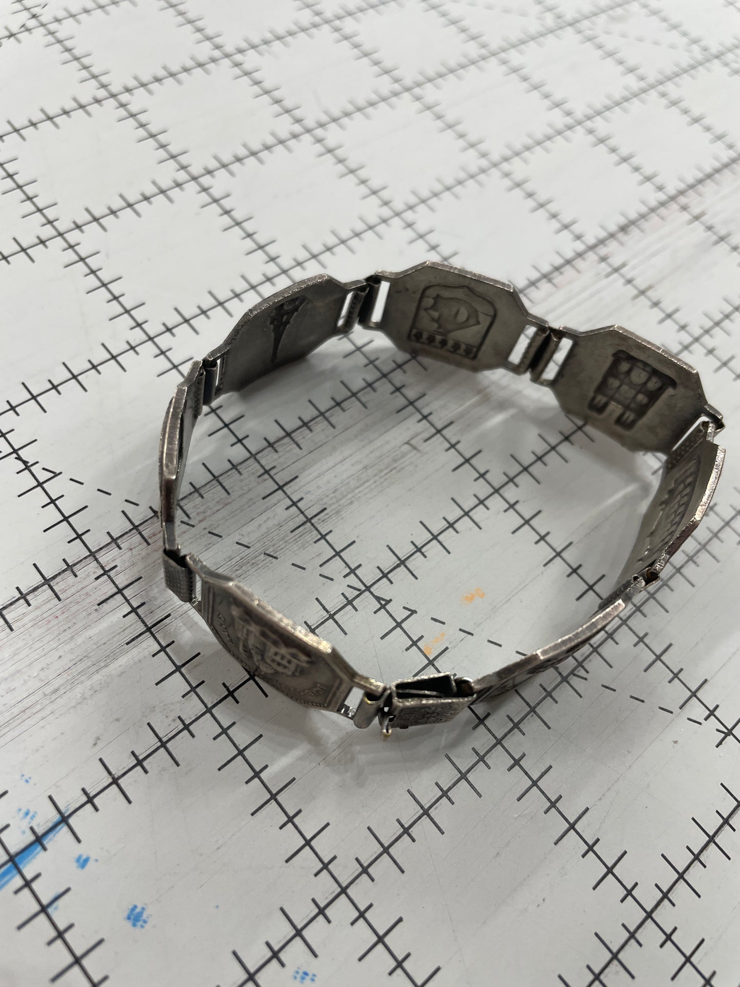 Circle in a Circle Enamel Ring