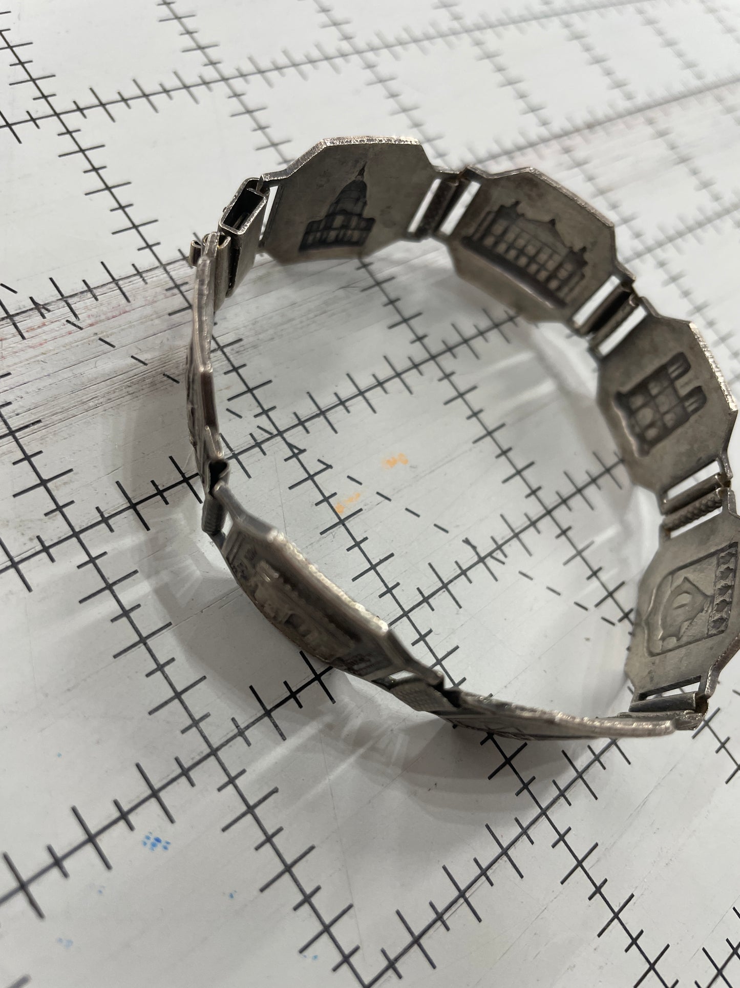 Circle in a Circle Enamel Ring