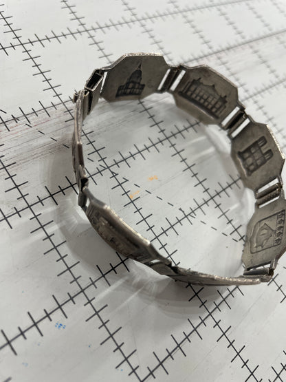 Circle in a Circle Enamel Ring