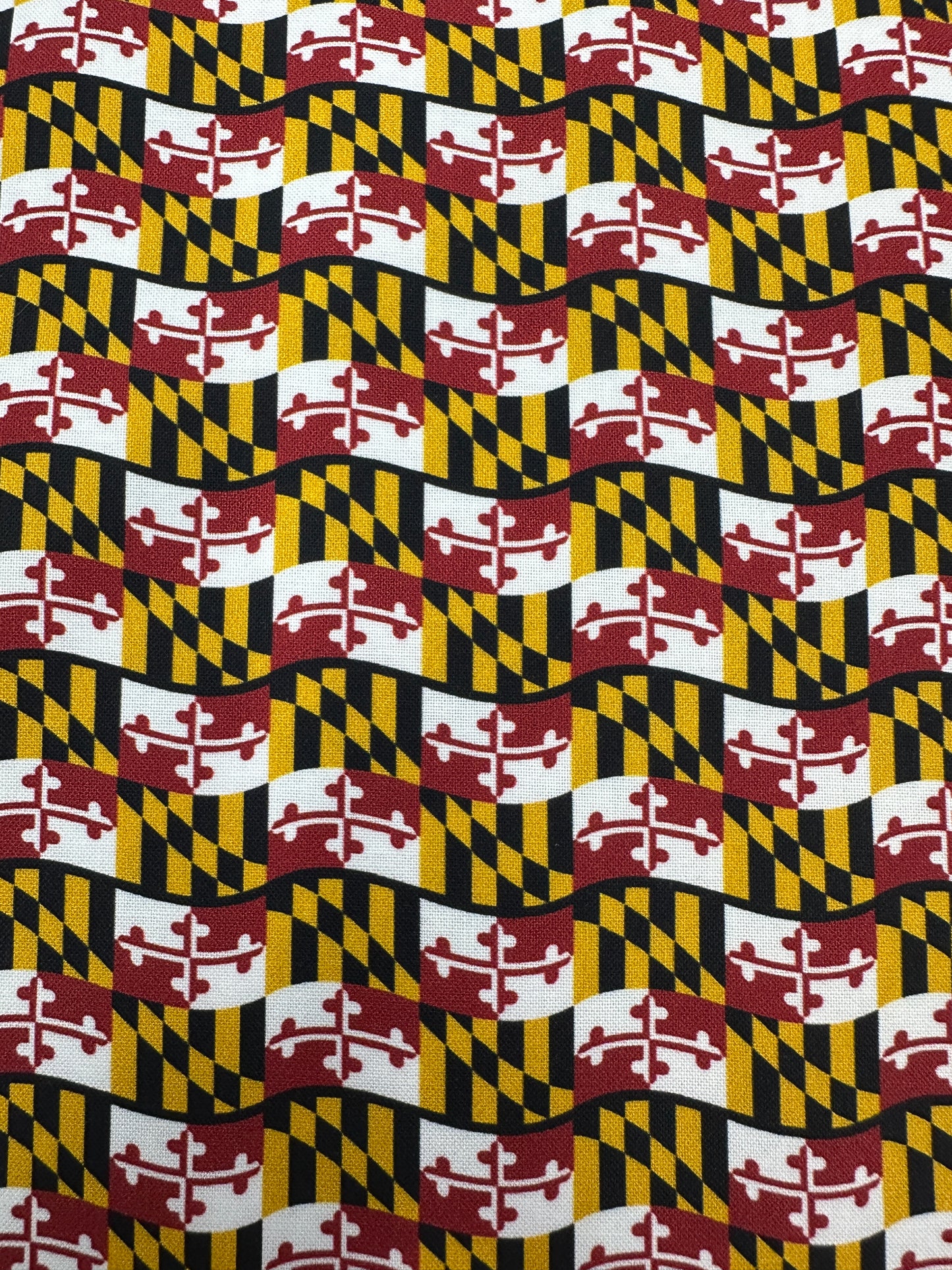Maryland Flag Fabric - Yardage