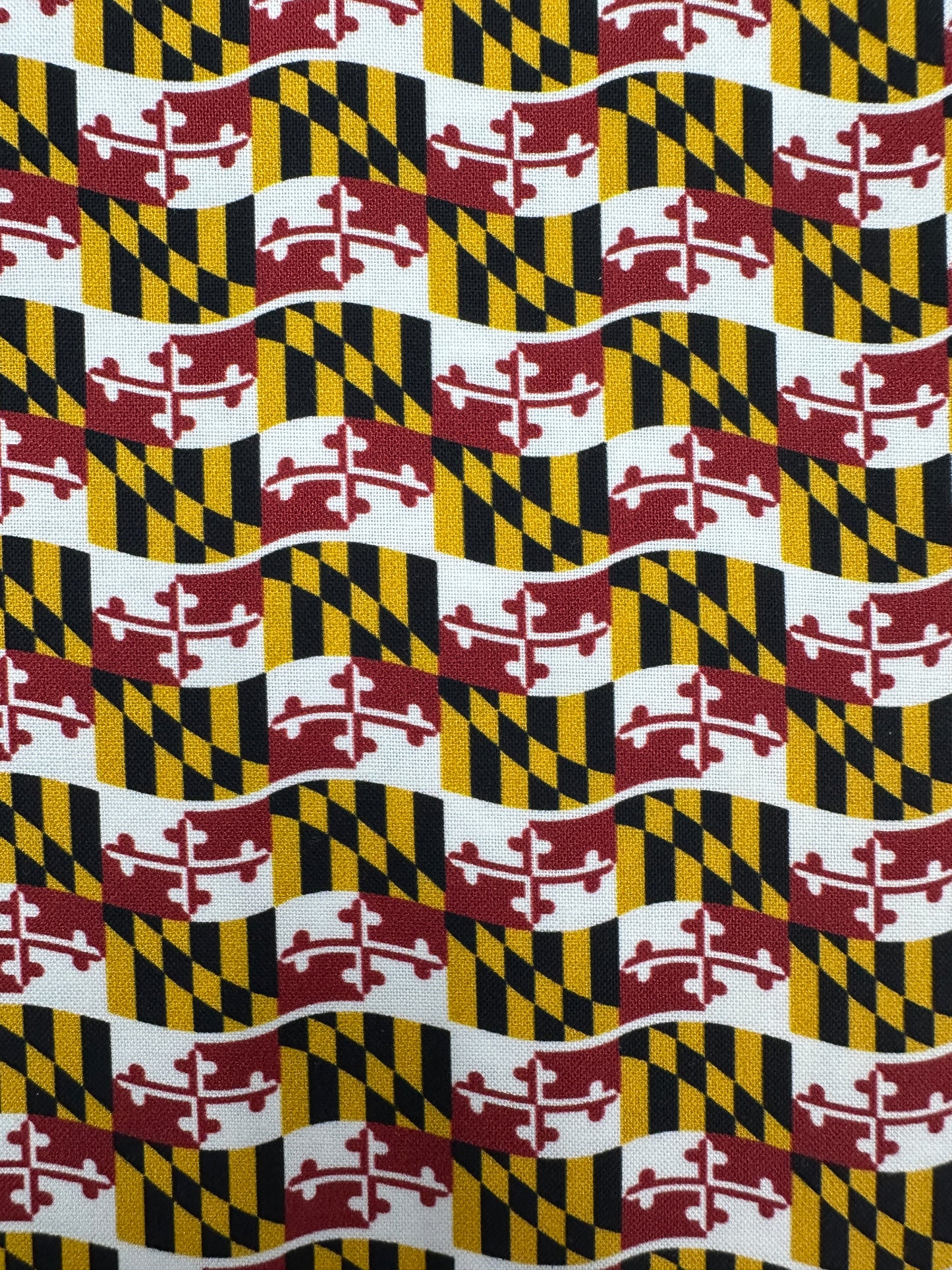Maryland Flag Fabric - Yardage