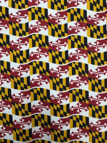 Maryland Flag Fabric - Yardage