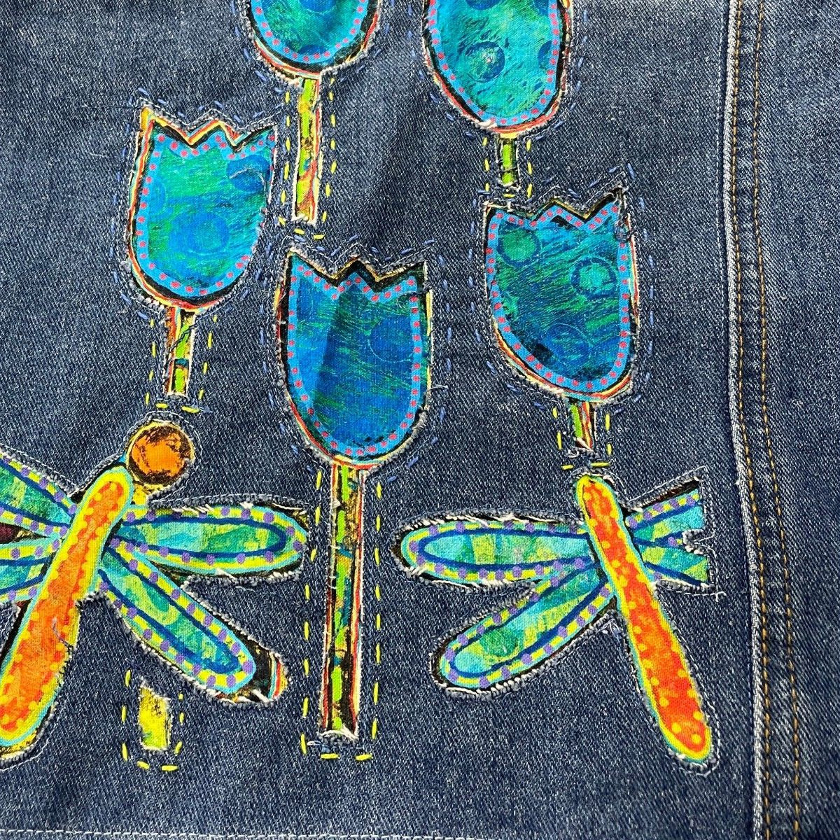 Sashiko/Applique Mash Up! Denim Upcycle Class