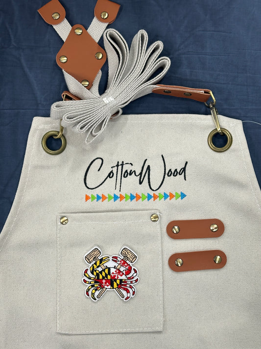 Maryland flag Crab On Patch