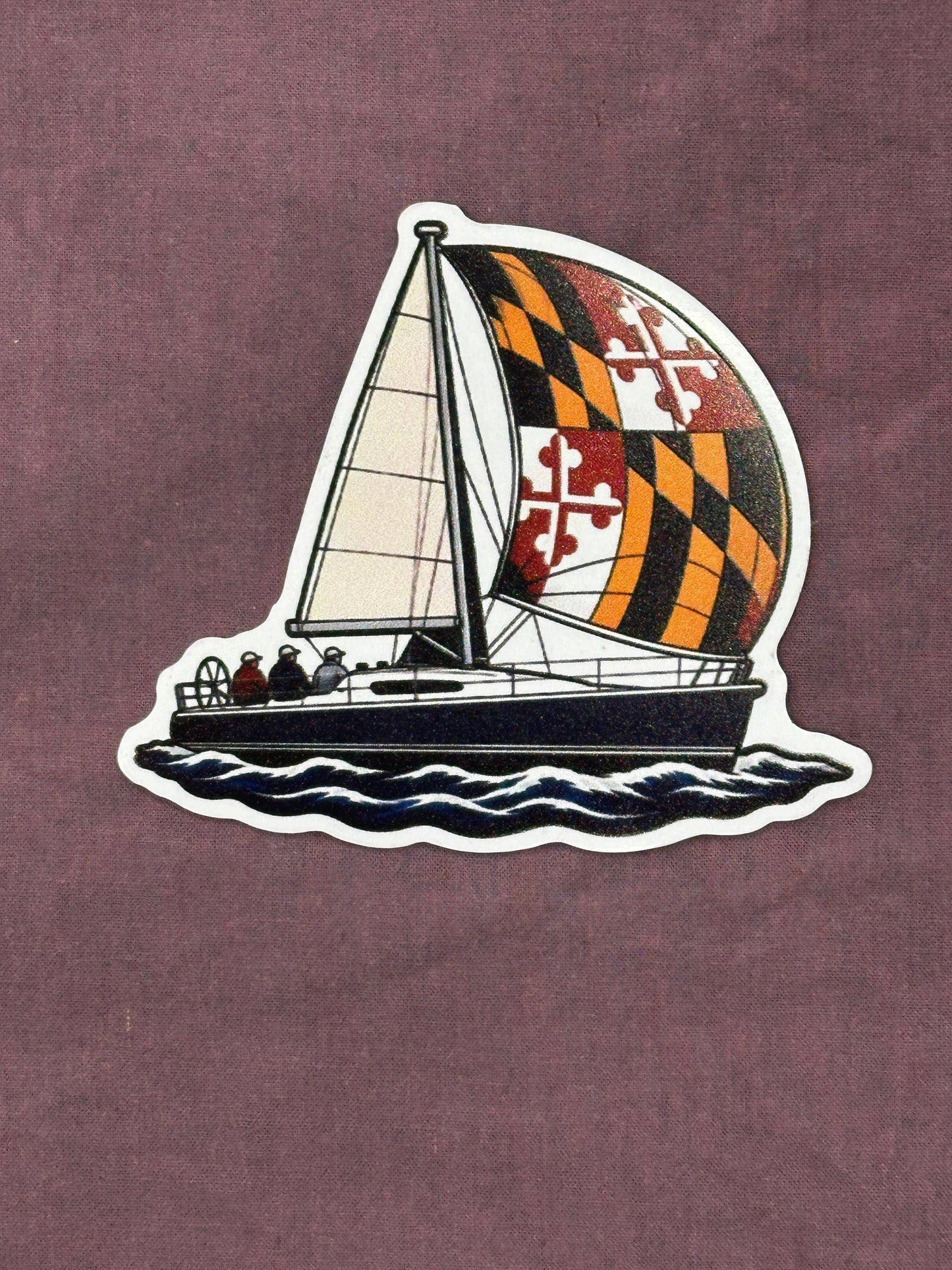 Maryland Sailboat Magnet