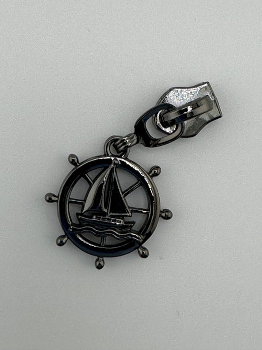 Sailing Wheel Zipper Pull (2) #5