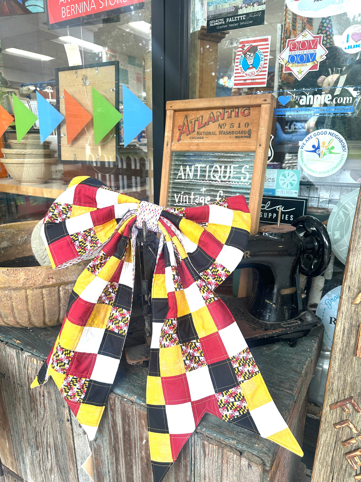 Maryland Patchwork Quilted Bow Pattern Kit