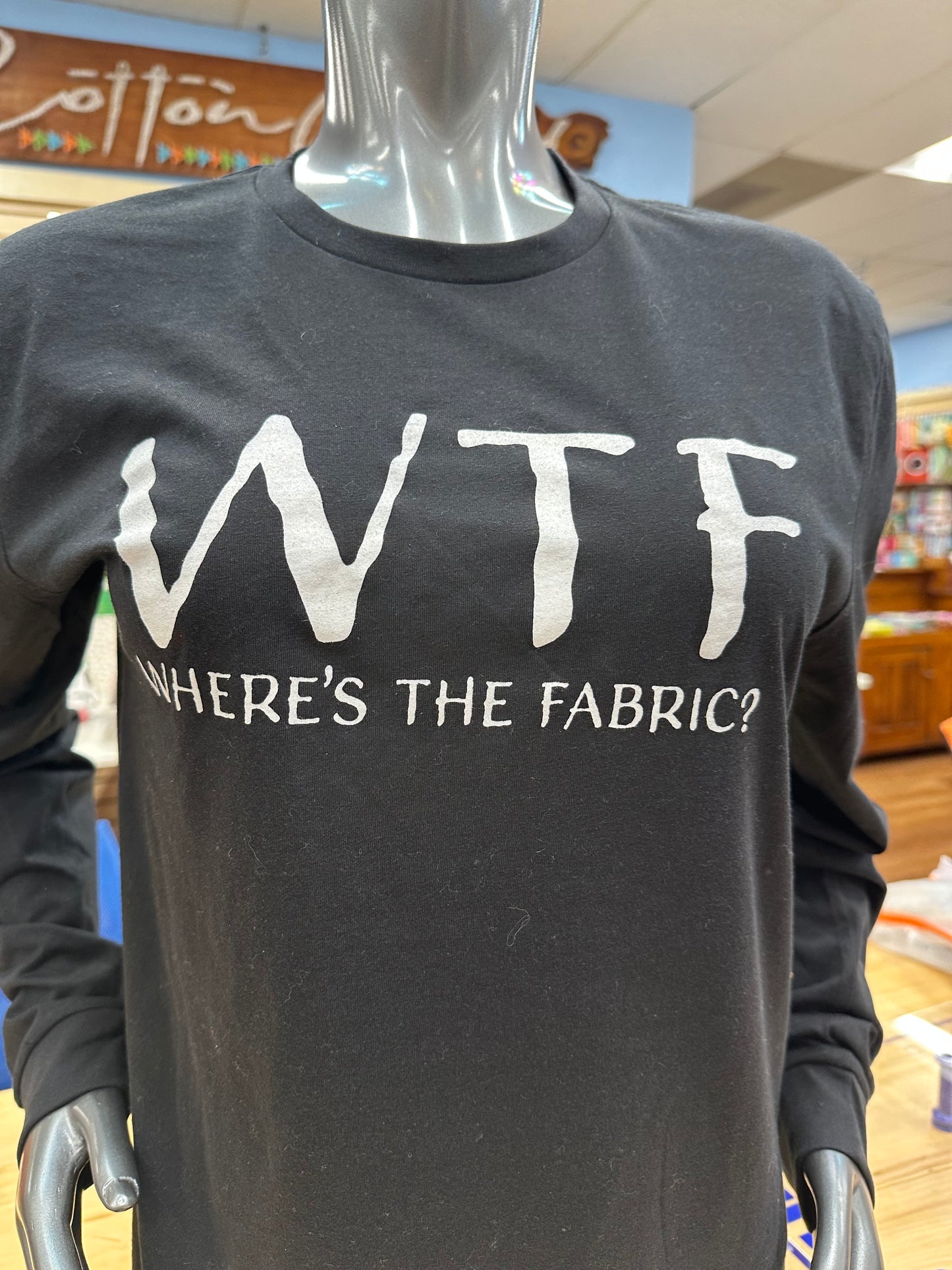 WTF Long Sleeve Tshirt - Black