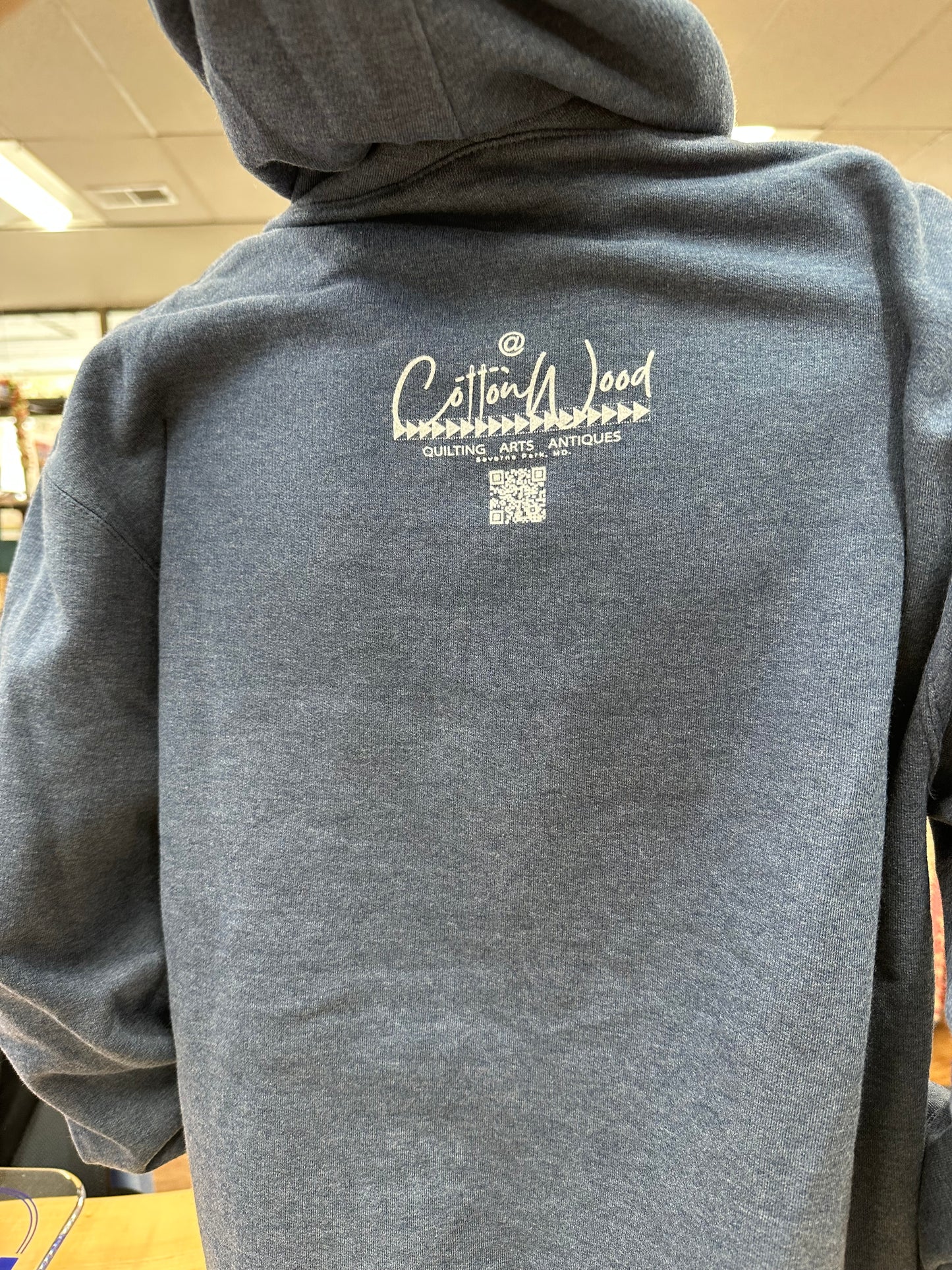 WTF Hooded Sweatshirt - Heather Denim