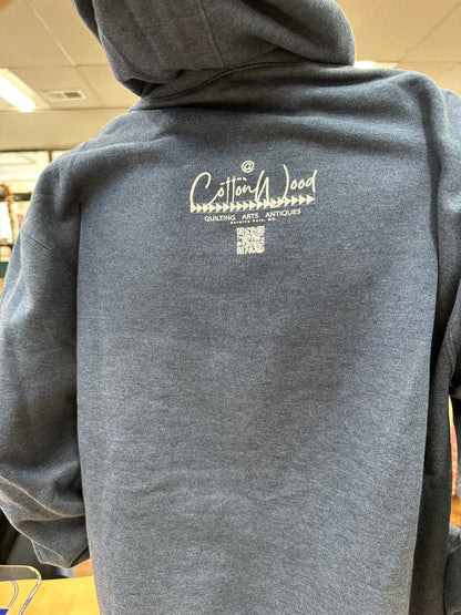 WTF Hooded Sweatshirt - Heather Denim