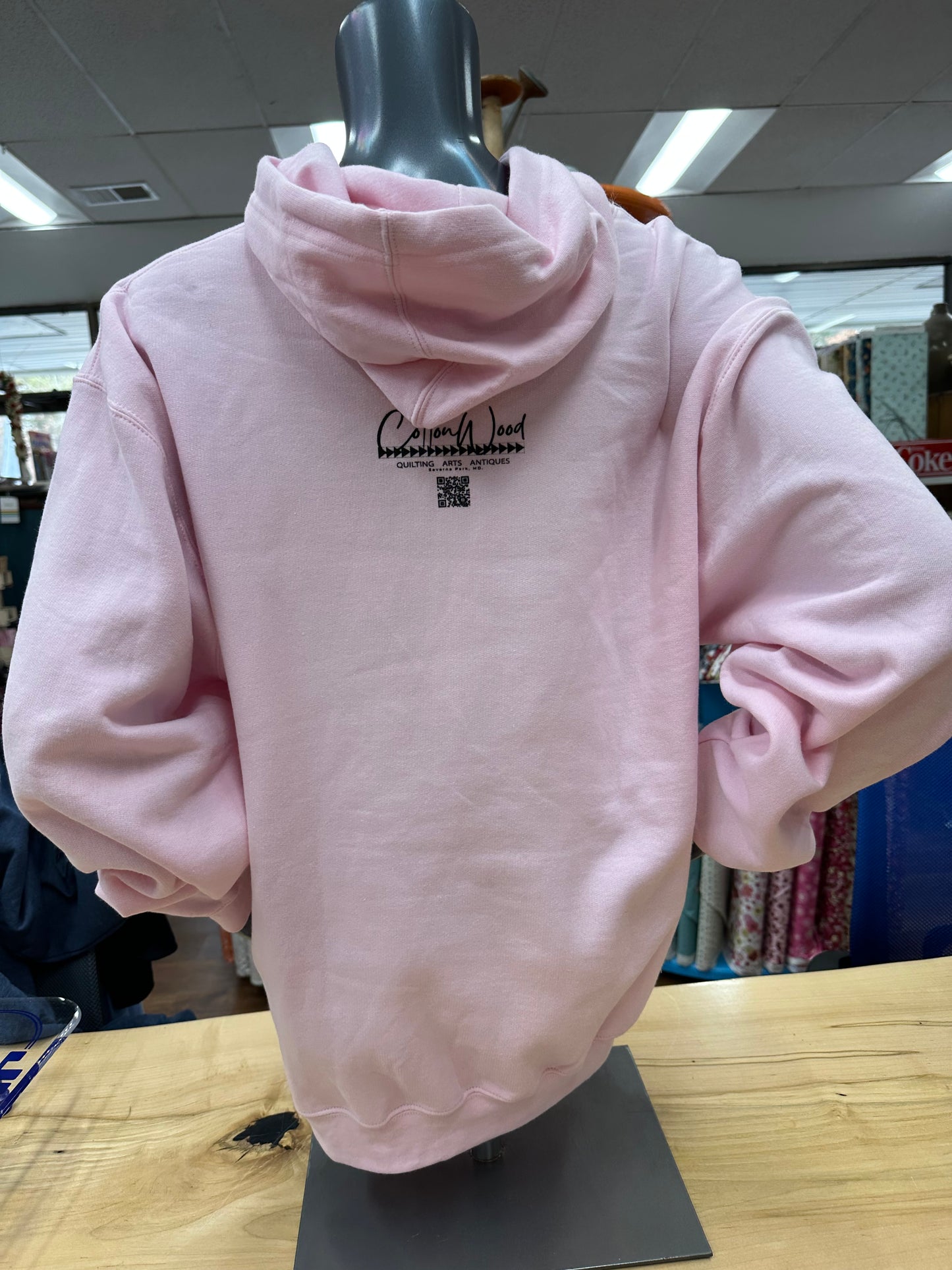 WTF Hooded Sweatshirt - Light Pink