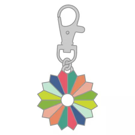 Sew Charming Dresden Enamel Charm