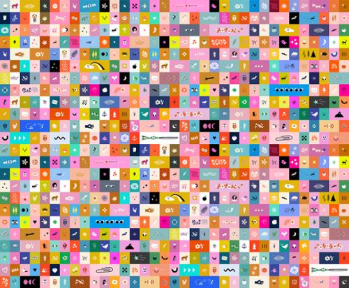 Selvedge Magic-Icons Multi