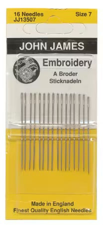 John James Embroidery Needles