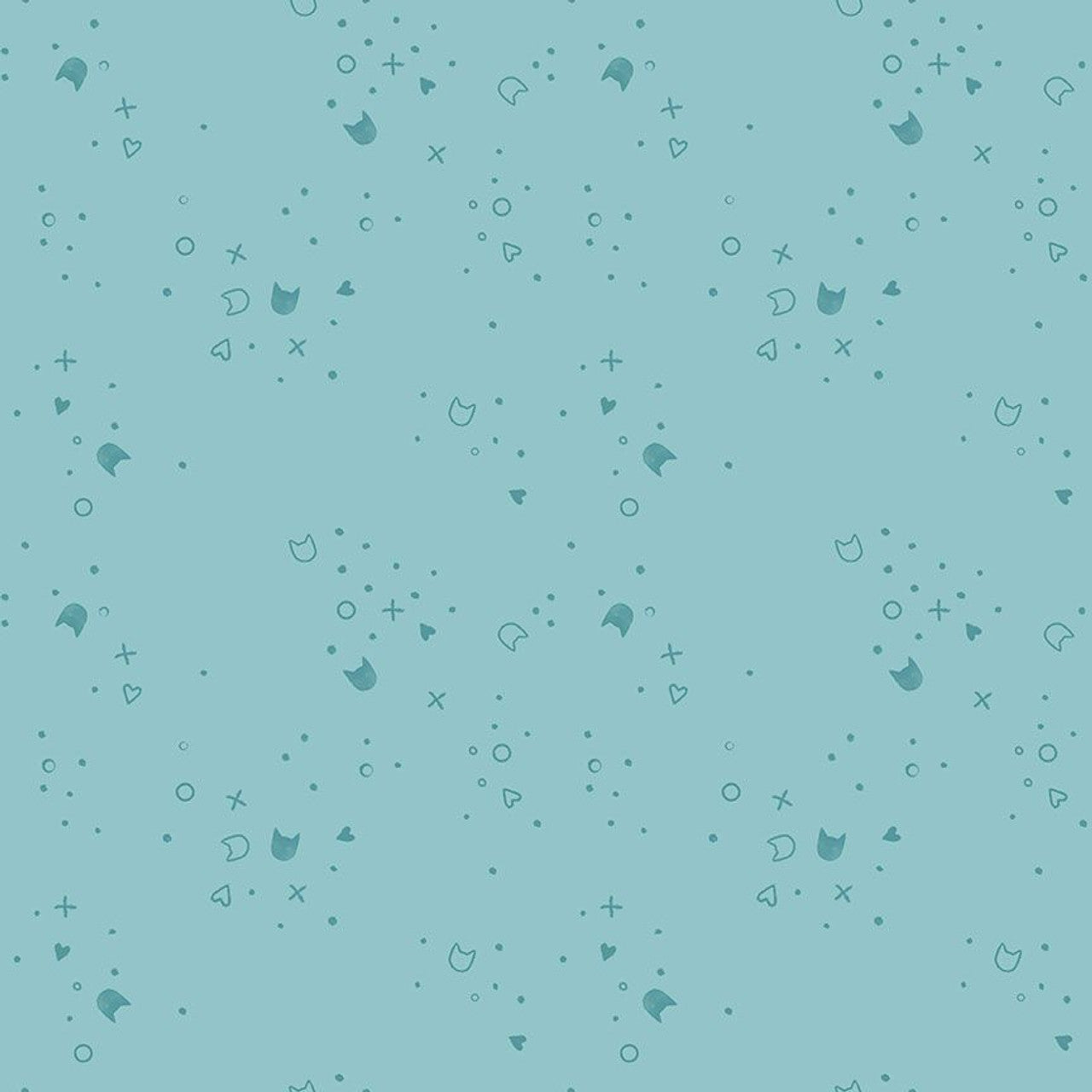 Kitty Litter Minky by Dear Stella in Powder