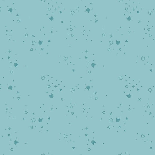 Kitty Litter Minky by Dear Stella in Powder