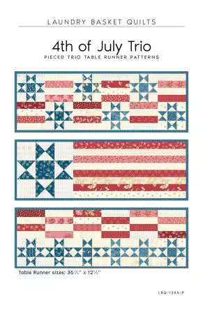 4th of July Trio Table Runner Pattern