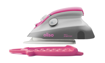Oliso M3Pro Mini Iron with Trivet (Raspberry)