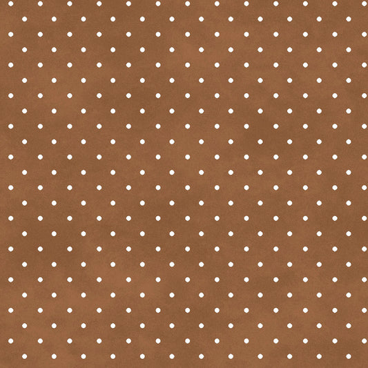 Classic Dot - Brown with white