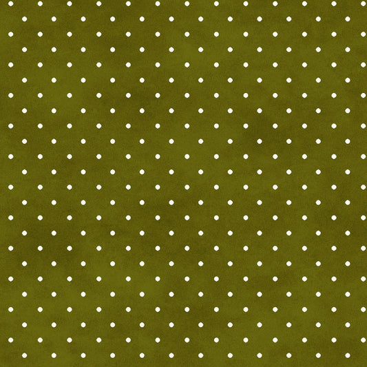 Classic Dot - Dark Green w white