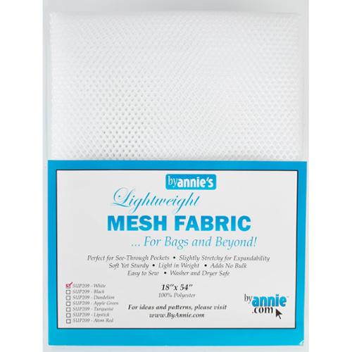 Mesh Fabric 18x54       White