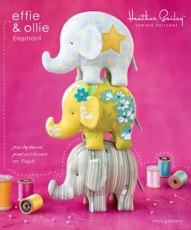 Effie & Ollie Elephant Sewing Pattern