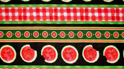 Mad for Melon-Border Stripe