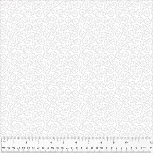 Mini Medallion-White on White