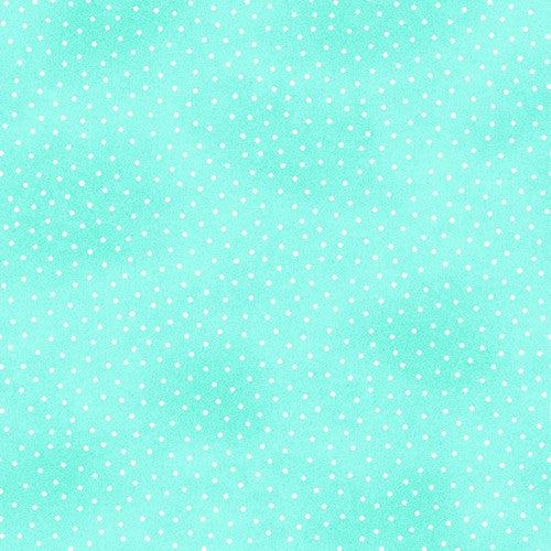 Mint Dots Flannel