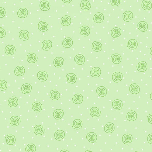 Mint Green Swirl Flannel