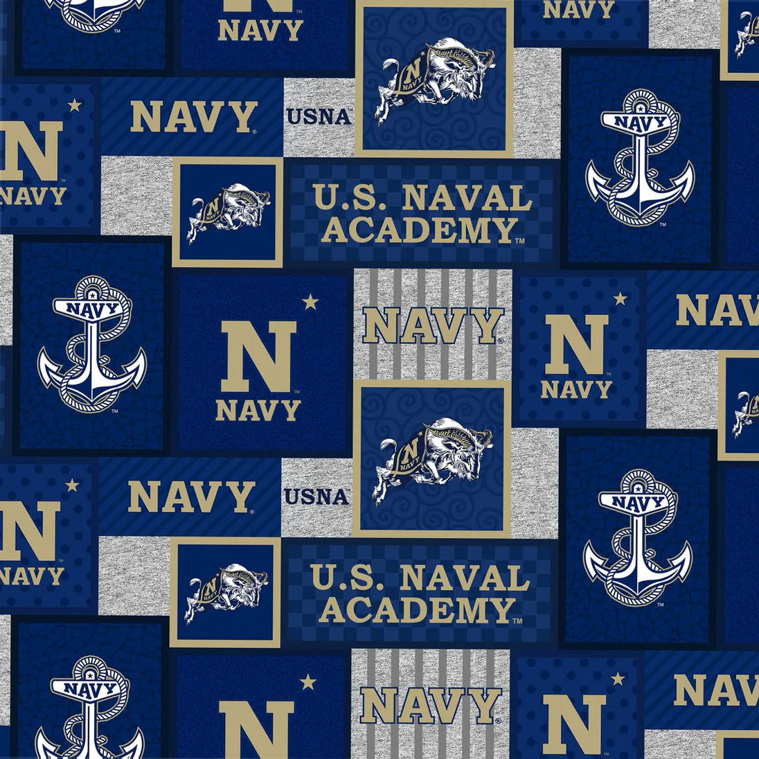 NCAA-US Naval Academy College Patch Fleece