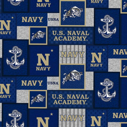 NCAA-US Naval Academy College Patch Fleece