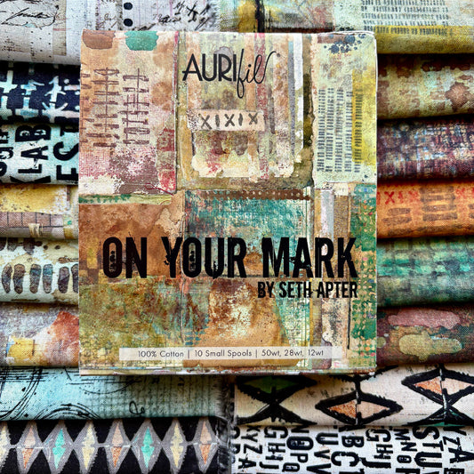 Aurifil Thread Collection: On Your Mark by Seth Apter