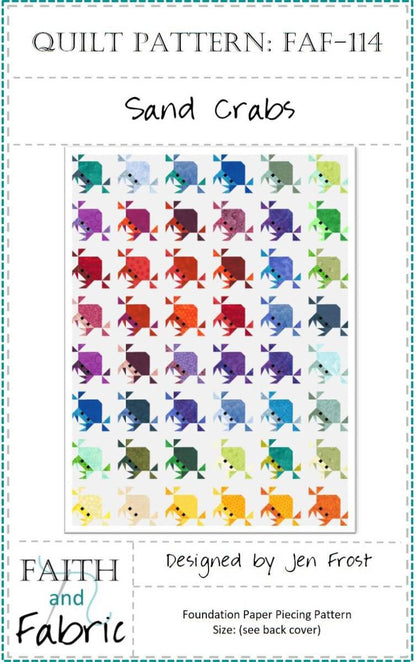 Faith and Fabric Sand Crabs Quilt Pattern