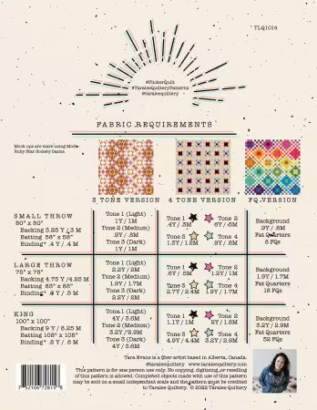 Taralee Quiltery Flicker Quilt Pattern