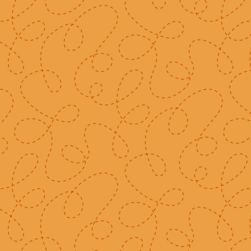 Curlicues-Orange