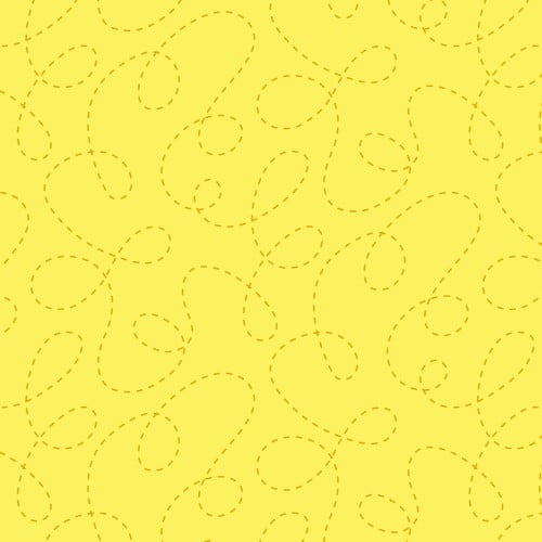 Curlicues-Yellow