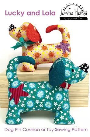 Lucky and Lola Dog Pincushion or Toy Sewing Pattern